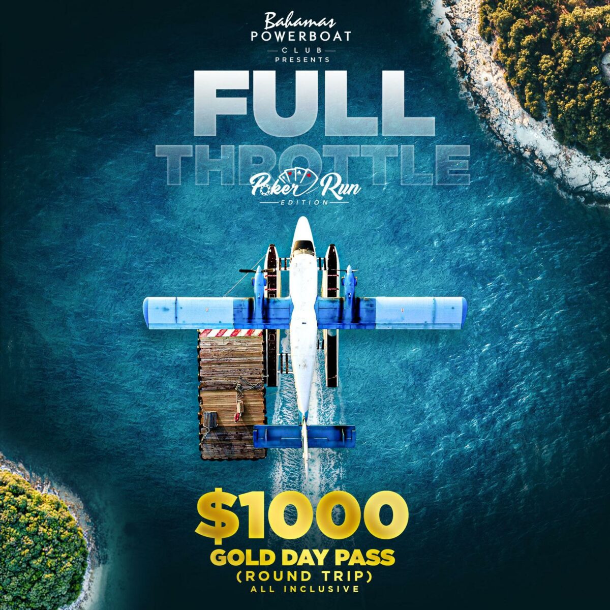 Gold Day Pass Round Trip (Sea Plane)